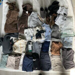 Toddler Boy Clothing Bundle (Newborn–2Y) Newbie, Zara, H&M, Adidas, Nordstrom